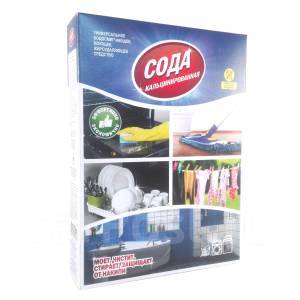 Сода кальцинированная 600 гр. коробка, новый, в наличии. Цена: 58₽ во ...