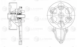 ����� ������� ��� �/� Honda Accord (03-)/CR-V (02-) 2.4i [K24A4] (LWP 23241) Luzar LWP23241 LWP23241 ����