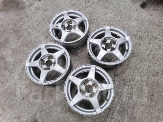 Литье R14 Nissan 4x100, 4x114.3, 14", 1 шт, 65,0 мм. 4 шт, б/у, в ...