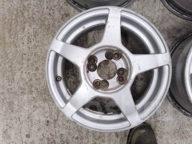Литье R14 Nissan 4x100, 4x114.3, 14", 1 шт, 65,0 мм. 4 шт, б/у, в ...