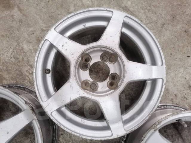 Литье R14 Nissan 4x100, 4x114.3, 14", 1 шт, 65,0 мм. 4 шт, б/у, в ...