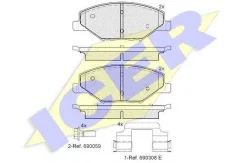 ������� �������� ��������! Skoda Fabia 1.2, VW Polo RUS 1.6 12 182110 Icer 182110 182110 ����