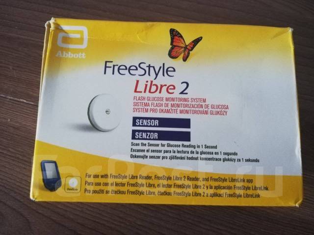 Сенсор FreeStyle Libre 2, новый, в наличии. Цена: 4 500₽ во Владивостоке