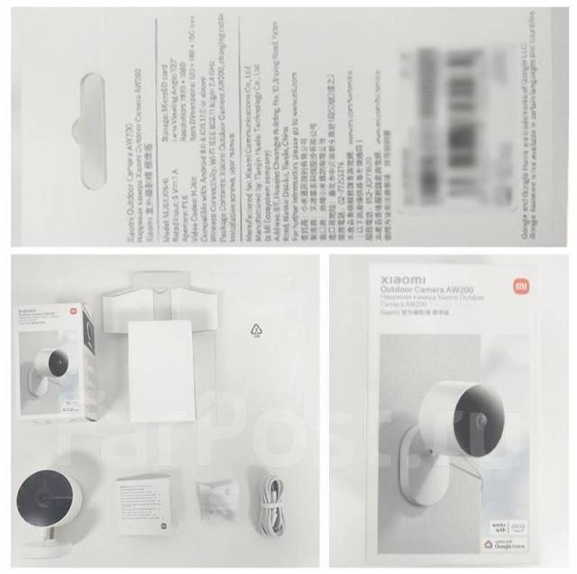 Камера xiaomi aw200 как подключить Уличная камера видеонаблюдения Xiaomi Outdoor Camera AW200 1080p IP65, новый, в 