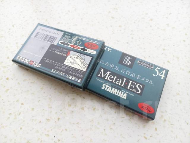 Аудиокассета SONY Metal-ES 54 Stamina 1996 (Type IV) Japan, новый