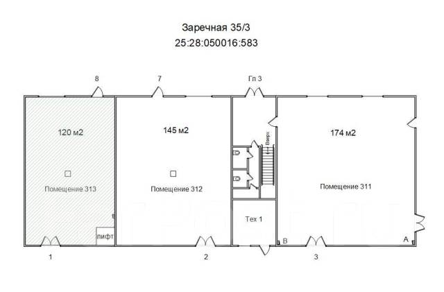 План складского помещения