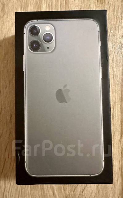 iPhone 11 Pro Max, 64 гб, 6.50", моноблок, черный, 4G LTE, б/у, в ...