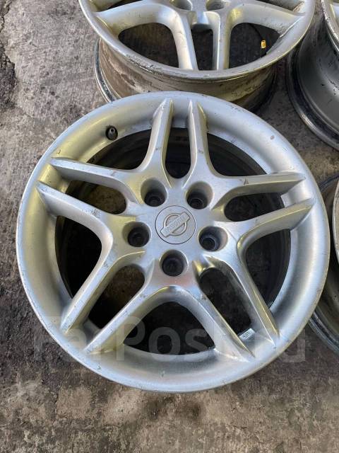 Литье диски R16 5x114.3 Nissan Skyline R33, 16", 4 шт, 67,1 мм. 4 шт, б ...