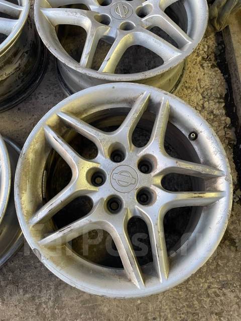 Литье диски R16 5x114.3 Nissan Skyline R33, 16", 4 шт, 67,1 мм. 4 шт, б ...