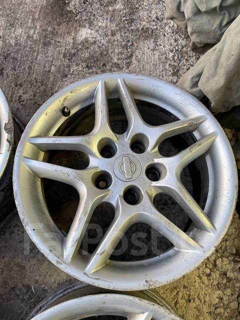 Литье диски R16 5x114.3 Nissan Skyline R33, 16", 4 шт, 67,1 мм. 4 шт, б ...
