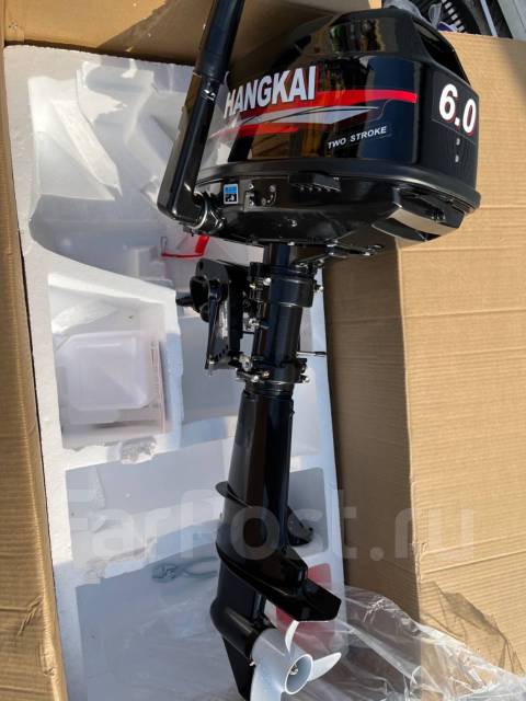 Мотор лодочный Hangkai 6.0л. с, 6,00 л.с. S (381 мм), 2024 год ...