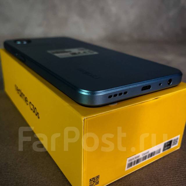 Realme C30s 4ГБ+64ГБ Ростест! Синий! +Наушники WeLove, 64 гб, 6.50 ...