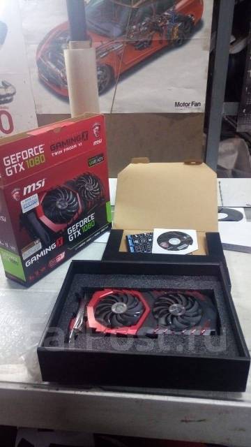 Видеокарта Geforce 1080 Gaming X, б/у, в наличии. Цена: 19 000₽ во ...
