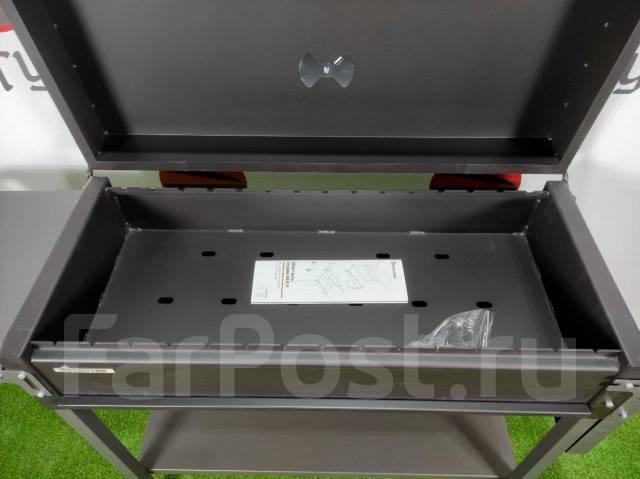 Гриль-Мангал Gratar "MAH 305". Сталь 3мм. Полка, колеса, крышка, новый ...