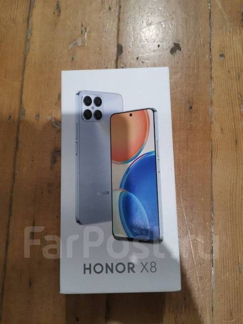 Продам смартфон Honor x8 с чехлом, 128 гб, 6.70", моноблок, черный, 3G ...