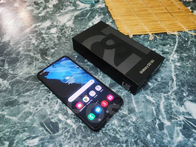 Samsung Galaxy S21 5G 8/256GB Black, 6.20", моноблок, черный, 3G, 4G ...