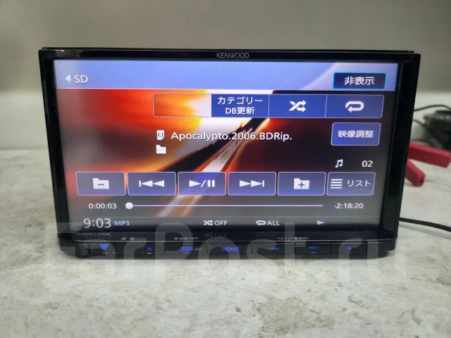 Свежий Kenwood mdv l405 2018г. DVD CD SD USB iPOD, 2 DIN — 178x100