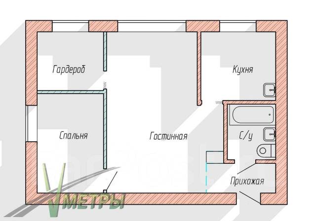 Планировки квартир с гардеробной