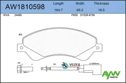 ������� ��������� �������� FORD Transit 2.2D 06 Aywiparts AW1810598 AW1810598 ����