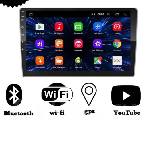 Магнитола 10 дюймов Android 12 Wi-Fi/BT/USB, Anf, другой, новый, в ...