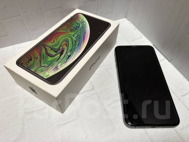 iPhone XS Max 64 gb, 64 гб, 6.50", моноблок, черный, б/у, в наличии ...