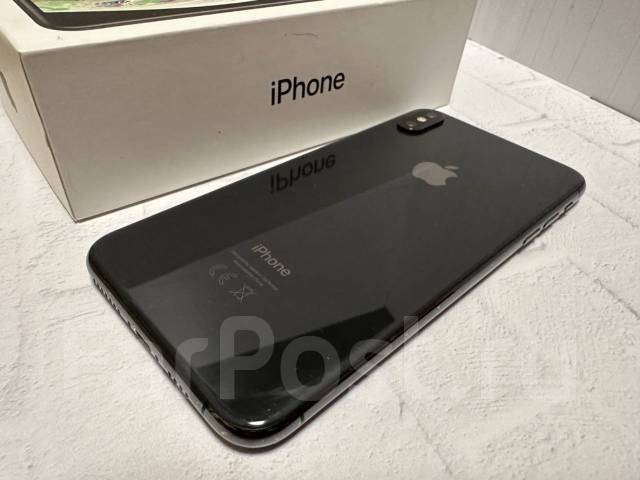 iPhone XS Max 64 gb, 64 гб, 6.50", моноблок, черный, б/у, в наличии ...