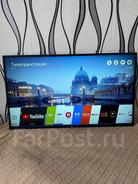 LG 49 UK6200 4K Ultra HD Smart TV, LED, 49", б/у, в наличии. Цена: 26 ...