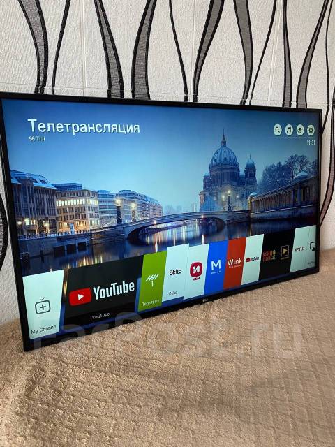 LG 49 UK6200 4K Ultra HD Smart TV, LED, 49", б/у, в наличии. Цена: 26 ...