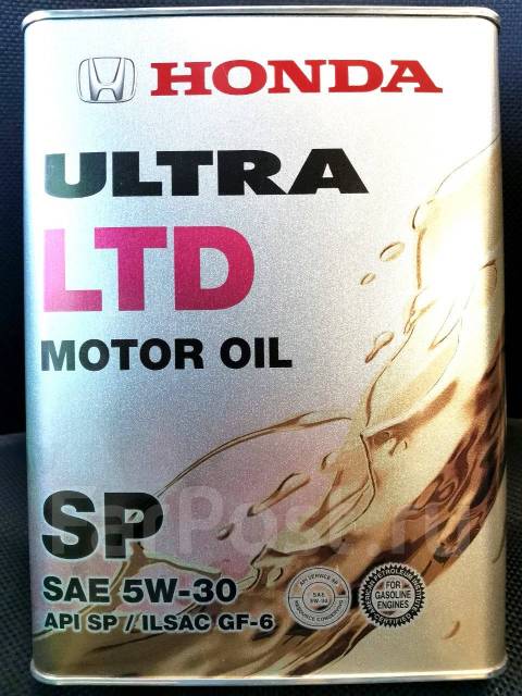 Масло моторное ориг. Honda Ultra LTD 5w30 SP/GF-6, синтетическое, 4,00 ...
