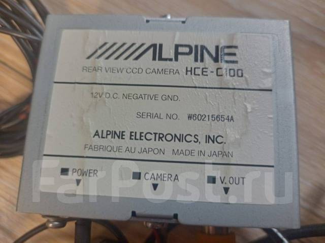 Камера заднего вида Alpine, б/у, в наличии. Цена: 3 500₽ во Владивостоке