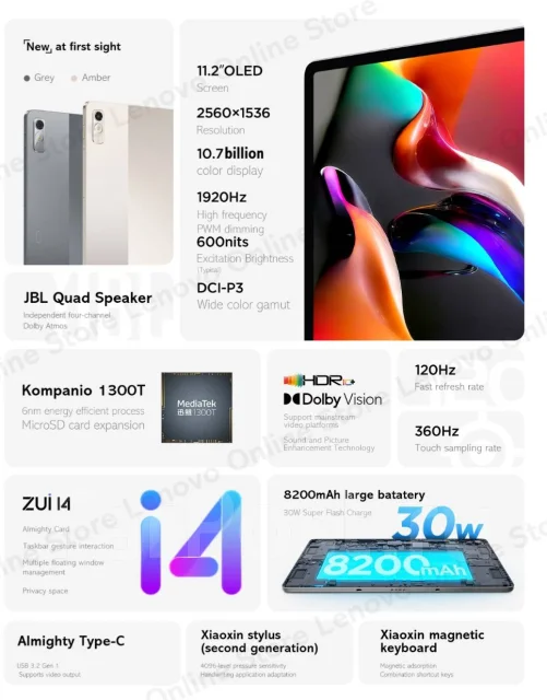 Lenovo Tab P11 Pro. 11 ������, ������ 128 �� ����