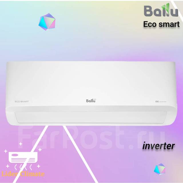 Кондиционер Ballu BSYI-09HN8 серия Eco smart dc Inverter (25-27м2), 27 ...