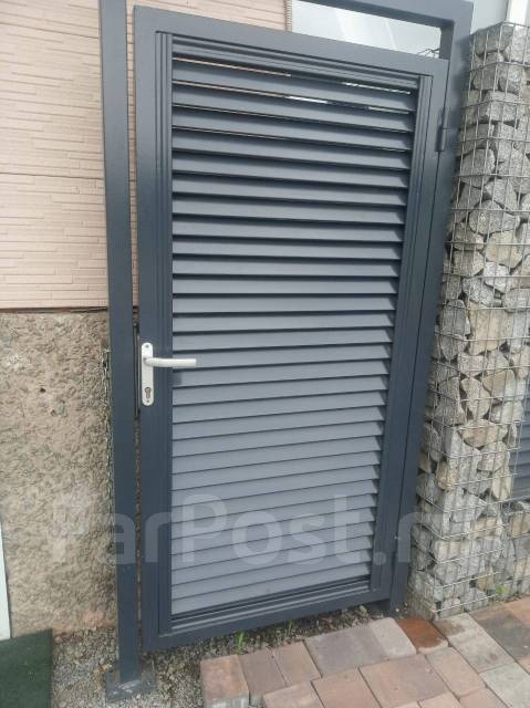 Современный комбинированный забор | Ограждения \"Жалюзи\". Экозабор, в ...