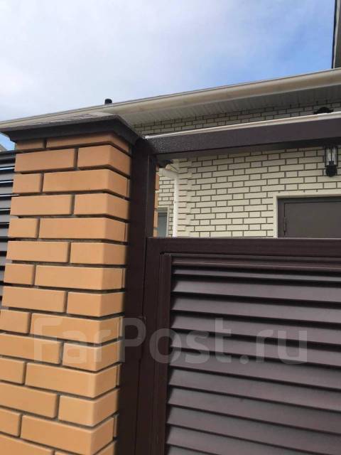 Современный комбинированный забор | Ограждения \"Жалюзи\". Экозабор, в ...