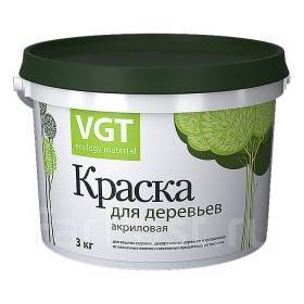 Краска Акриловая ДЛЯ Садовых Деревьев 3кг ВГТ, в наличии. Цена: 390₽ во ...