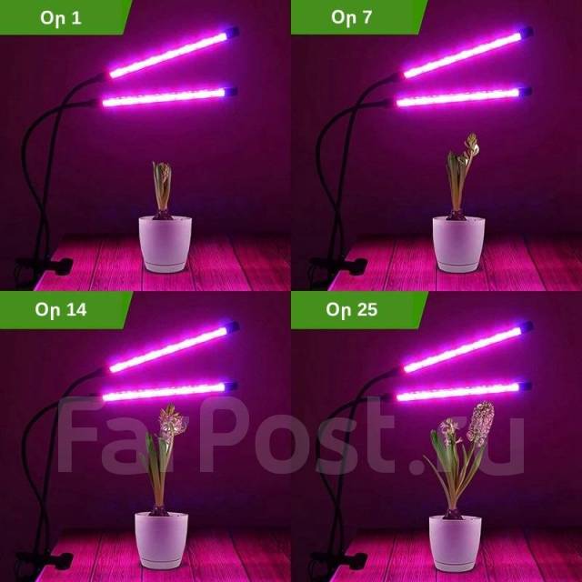 Светодиодная фитолампа для цветов и растений, Фитосветильник, лампа 45W ...