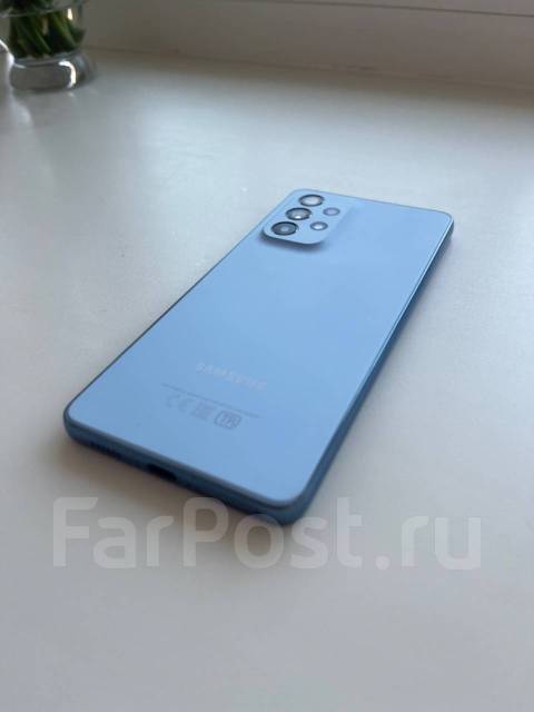 Samsung Galaxy A53 5G, 128 гб, 6.50", моноблок, синий, 5G, б/у, в ...