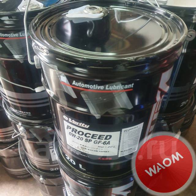Масло синтетика Verity Proceed 0W-20 SP/GF-6 20л Япония WAOM ...