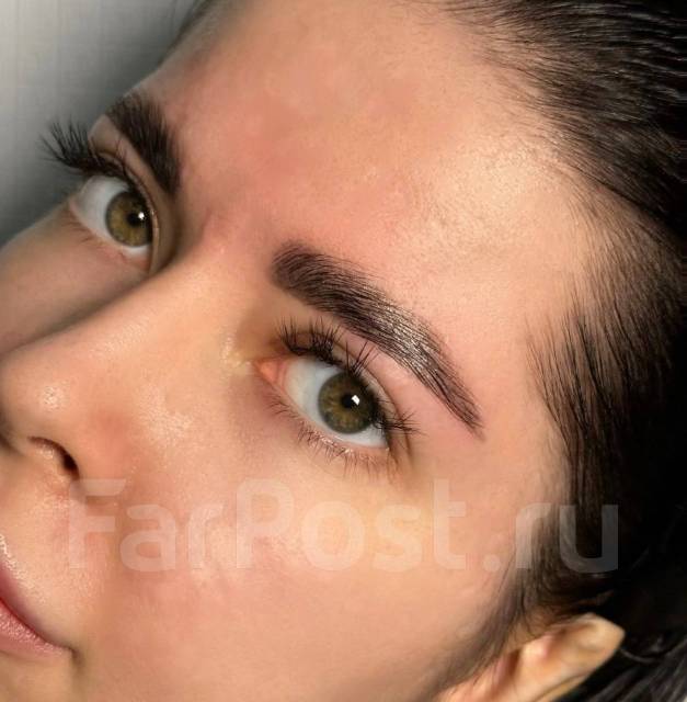 Модели. Долговременная укладка бровей, окрашивание, коррекция во ...