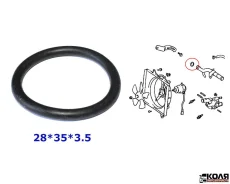 �������������� ������ O-RING ������� ���������� ��������� 28*35*3.5 Toyota (NSTK) 9676135028 ����