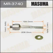 ������� ���� toyota mark ii Masuma MR-3740 Toyota: 45503-29535 MR3740 ����
