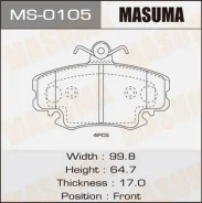 ������� �������� �������� renault clio symbol logan sandero Masuma MS-0105 Renault: 6001547619 MS0105 ����