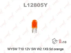 ����� wy5w 12v w2.1x9.5d orange Lynxauto [L12805Y] L12805Y ����