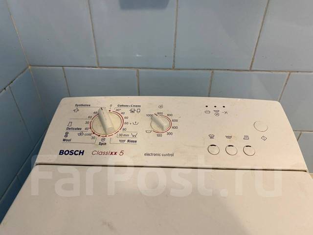 Стиральная машинка Bosch с вертикальной загрузкой, б/у, в наличии. Цена ...