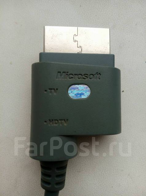 Компонентный HD кабель на xbox 360 оригинал, б/у, в наличии. Цена: 300 ...