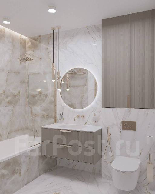 Ремонт ванной, туалета, санузла под ключ от бригады с опытом 10 лет во ...