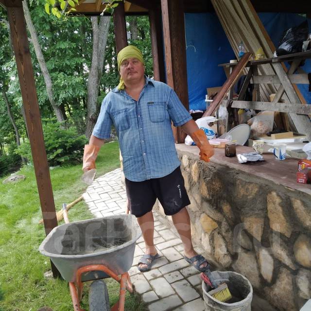 Укладка плитняка. дорожки, лестницы, стеночки во Владивостоке