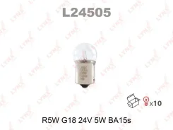 ����� r5w 24v ba15s hcv Lynxauto [L24505] L24505 ����