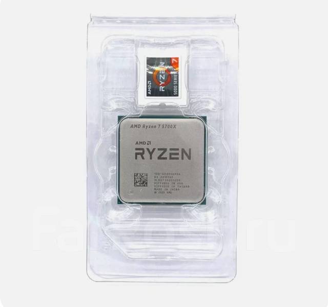 Процессор AMD Ryzen 7 5700x, новый, в наличии. Цена: ≈ 17 489.55₽ $195 ...