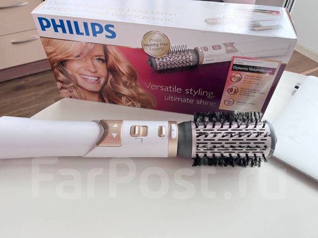 Фен Philips с вращающейся щеткой, новый, в наличии. Цена: 4 500₽ во ...